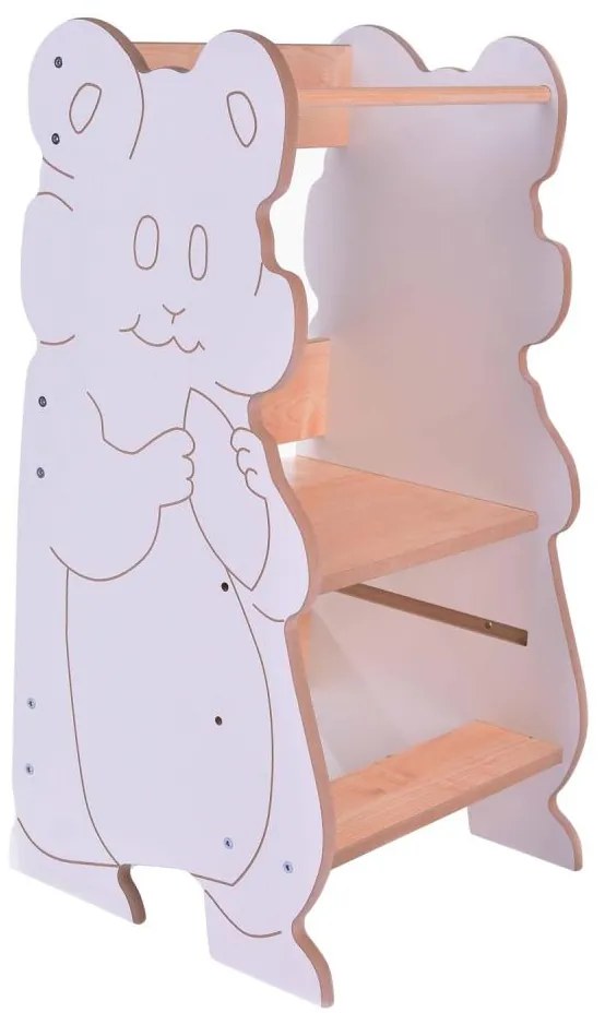 Обучителна кула HAMSTER бяла/клен