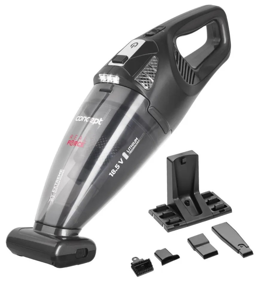 Concept VP4380 - Ръчна прахосмукачка REAL FORCE 110W/18,5V 2200 mAh черен