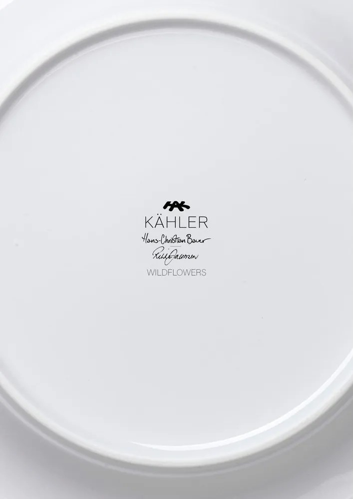 Бяла десертна порцеланова чиния ø 22 cm Hammershøi Summer – Kähler Design