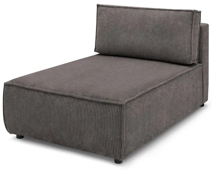 Светлокафяв променлив модулен диван от велур Nihad modular - Bobochic Paris