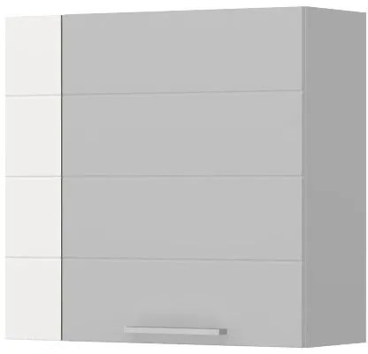 Възможност за персонализиране Висящ шкаф разширение Hudson V7-White - White glossy