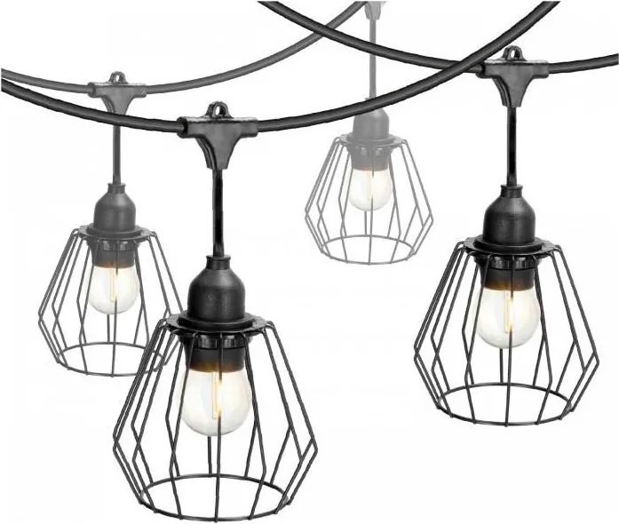Външна декоративна верига CRETE 20xE27/230V 25m IP44