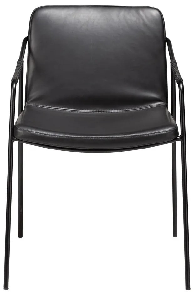 Стол за хранене от черна изкуствена кожа Boto - DAN-FORM Denmark