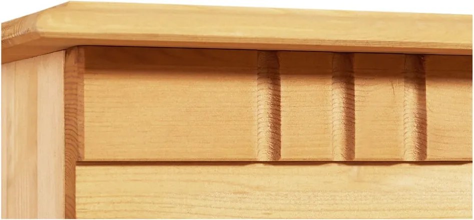 Витрина от масивен бор в естествен цвят 95x35 cm Lisa – Støraa