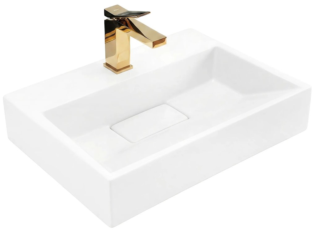 Умивалник МРАМОРЕН КОМПОЗИТ Rea GOYA 50CM