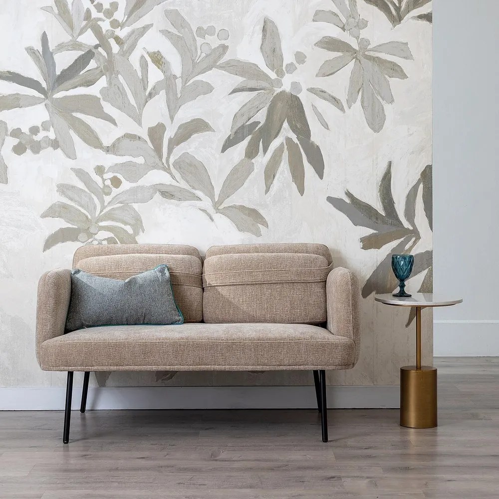 Бежов шенилов диван 127 cm Bind – Ixia