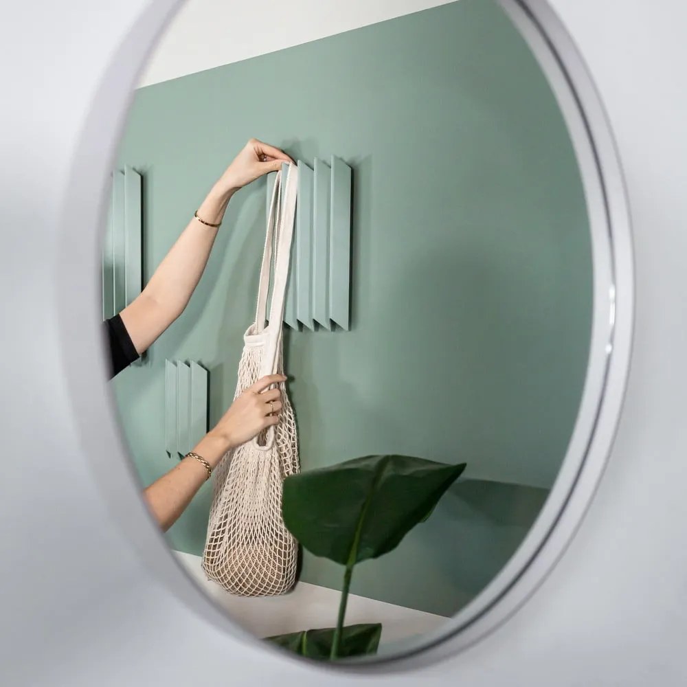 Зелено-сива метална стенна закачалка Sensu – Spinder Design