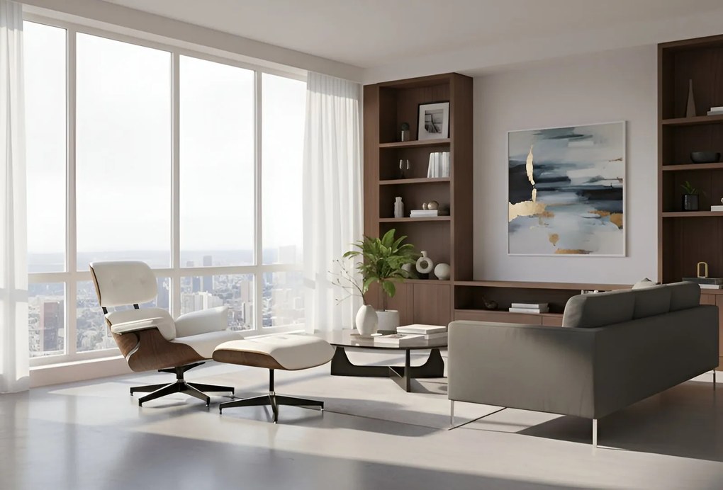 Lounge кресло – Бяло