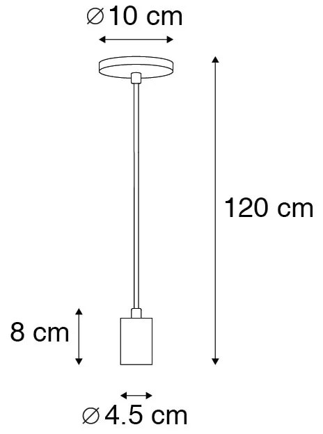 Индустриален висящ аплик мед - Facil