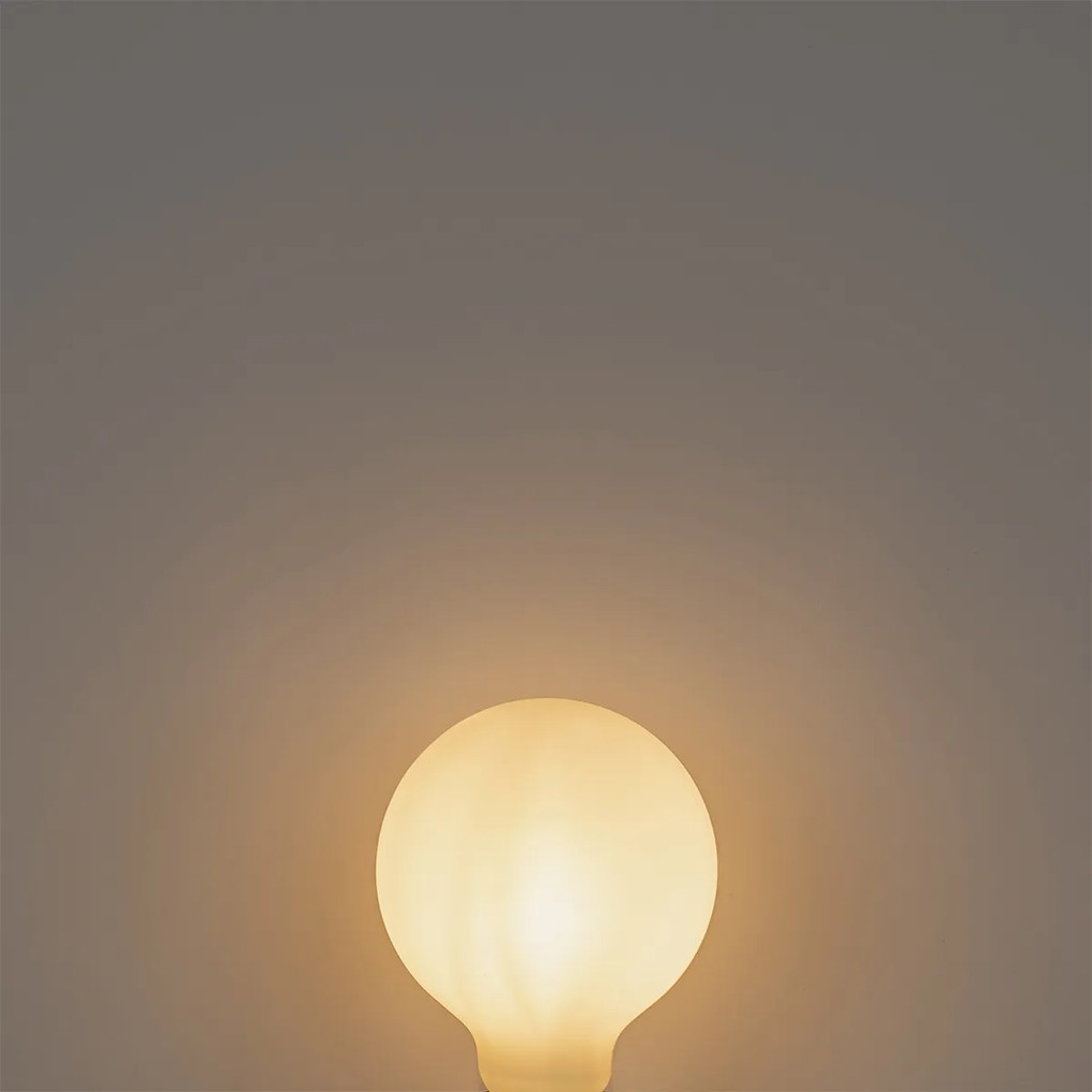 Комплект от 5 E27 3-степенна димируема LED лампа G95 матирано стъкло 5W 550 lm 2700K