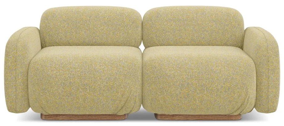 Жълт модулен диван 190 cm Ailani – Makamii