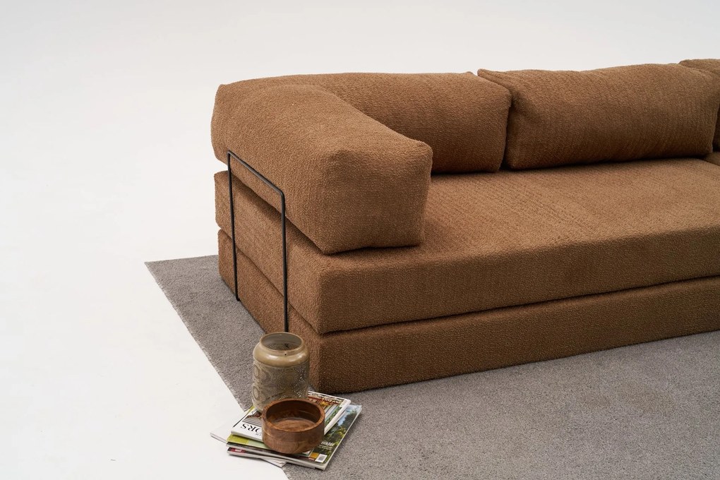 Ъглов диван Comfort Mini, цвят Кафяв