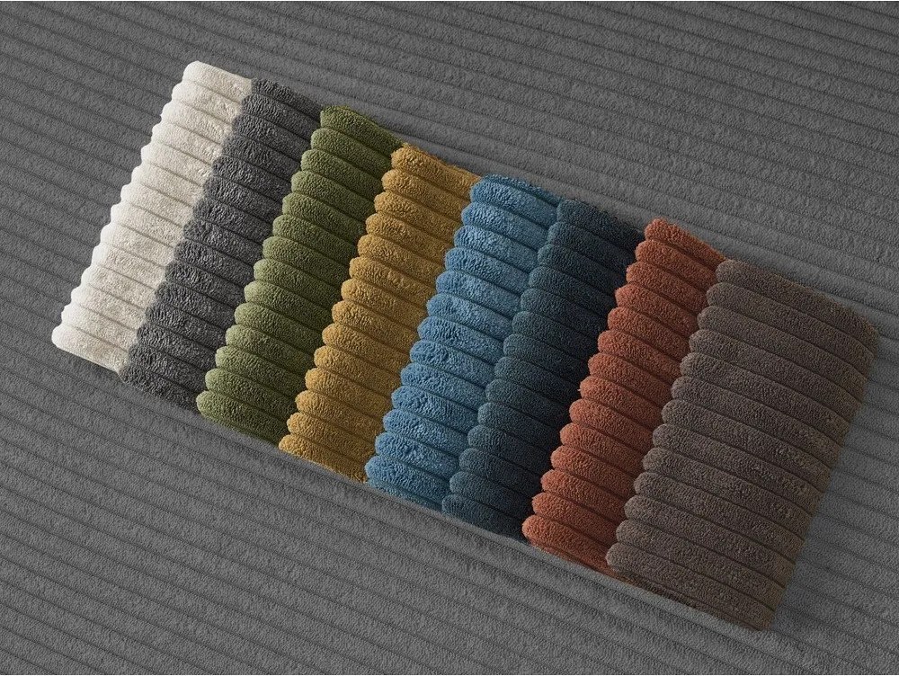 Тъмносиво кресло от рипсено кадифе Giorgia – Bobochic Paris