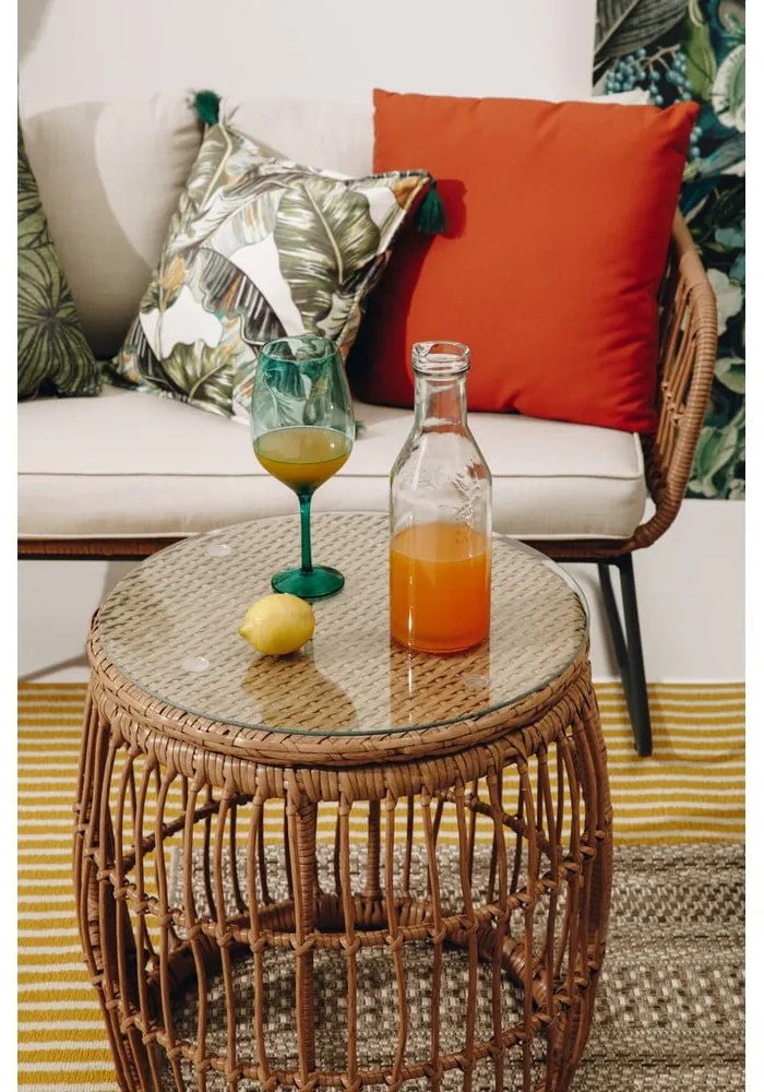 Бежови градински мебели от изкуствен ратан Vistdal - Bonami Essentials