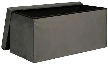 Пейка със съхранение atmosphera Lilou,  76x38x38 cm, Сгъваема - Амбър