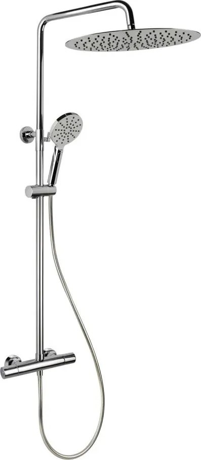 Душов комплект с термостатен смесител DRAGOR, лъскав хром