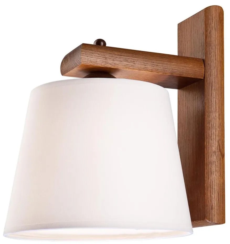 Стенно осветително тяло 1xE27/60W/230V дъб