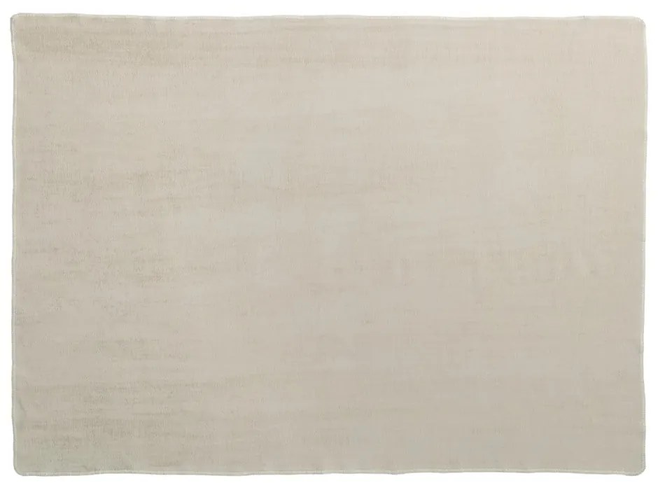 Сиво и бежово одеяло със смес от вълна 140x200 cm Ylva Dark Linen – Pappelina
