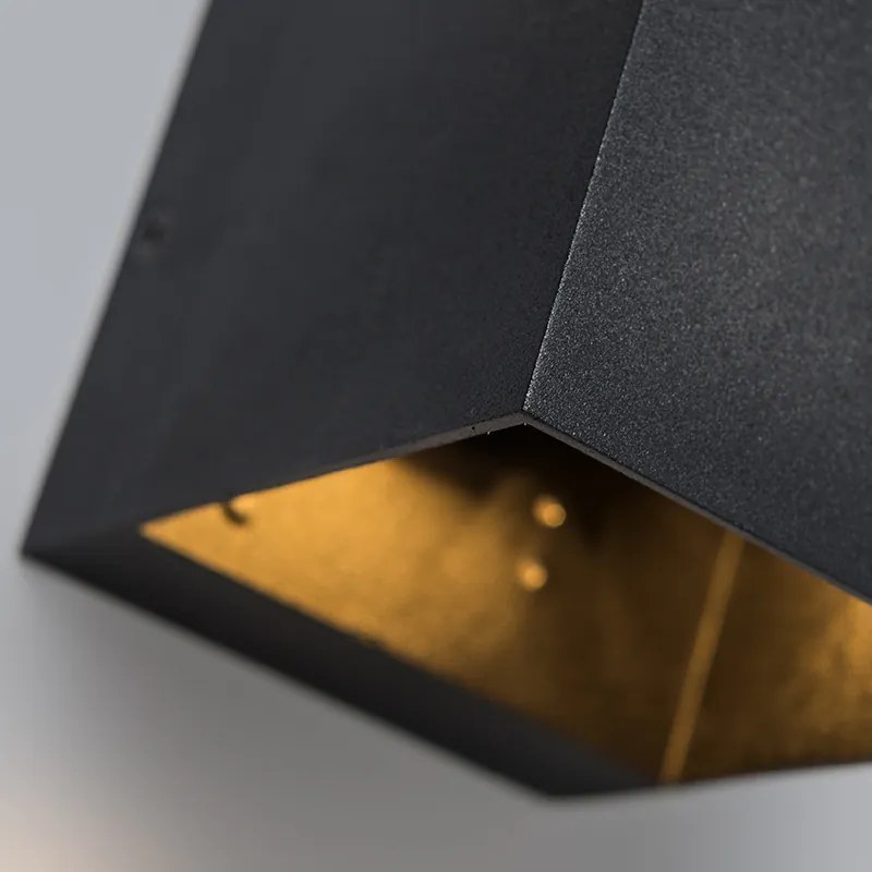 Комплект от 4 модерни стенни лампи черни - Transfer