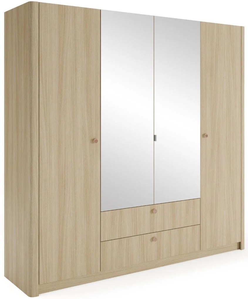 Гардероб Sandra четирикрилен