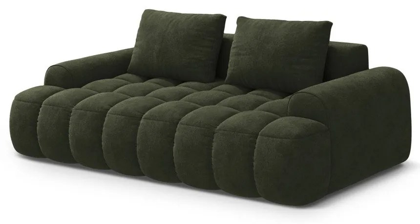 Зелен кадифен диван 200 cm Linz – Cosmopolitan Design