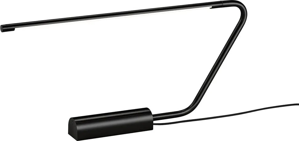 Черна LED настолна лампа (височина 33 cm) Olea – Trio Select