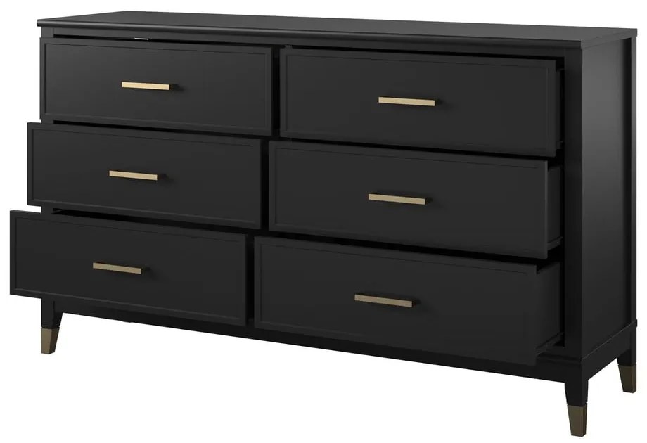 Черен скрин , 144 x 85 cm Westerleigh - CosmoLiving by Cosmopolitan