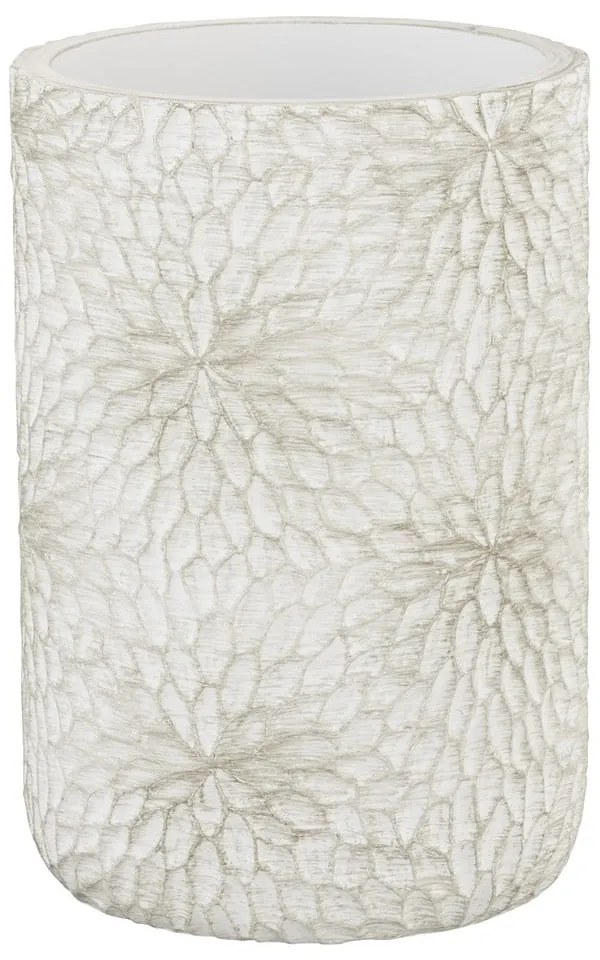 Чаша за четки за зъби от полиресин в бял и златист цвят Montalfano – Wenko