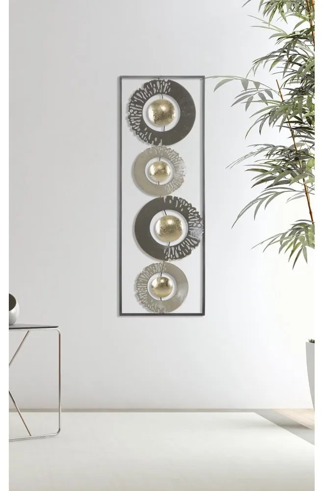 Метална декорация за стена Пръстен, 31 x 89,5 cm - Mauro Ferretti