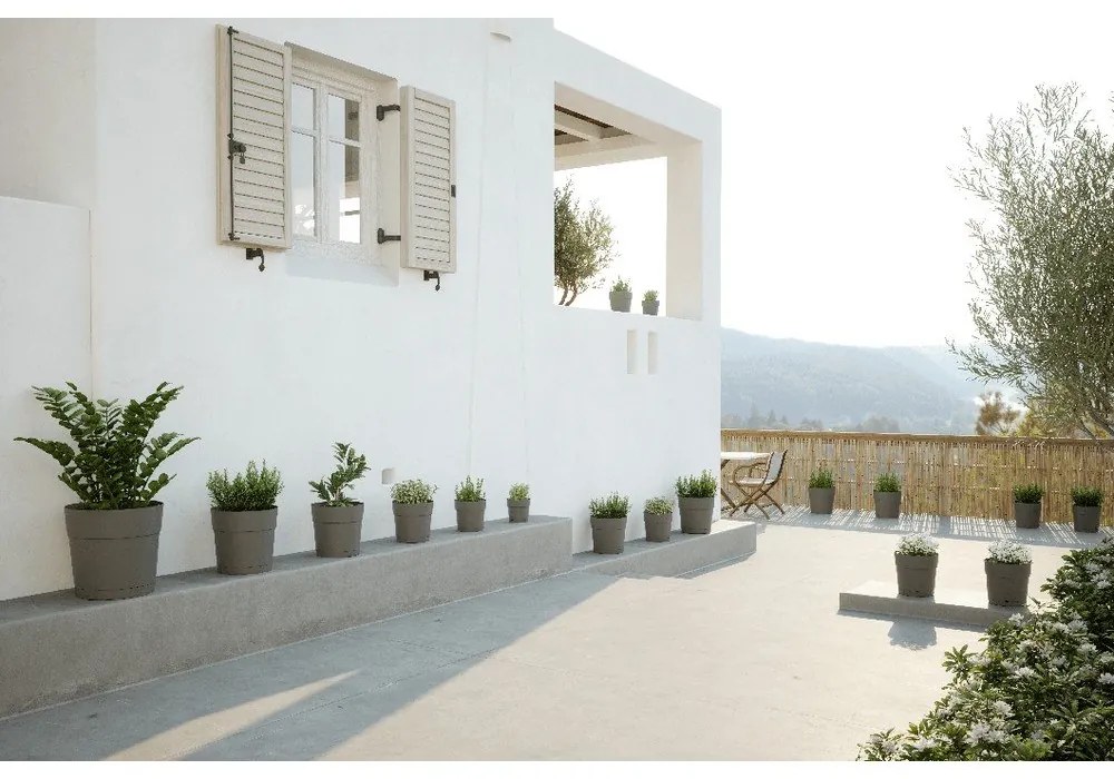 Саксия за цветя от рециклирана пластмаса ø 20 cm Capri – Artevasi