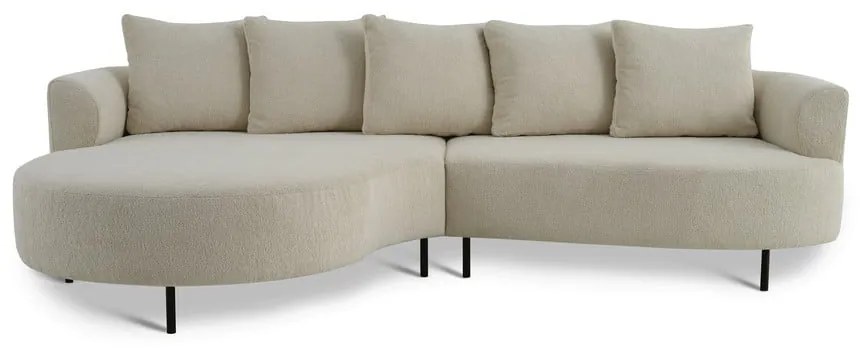 Бежов ъглов диван (ляв ъгъл) Vitoria – Scandic