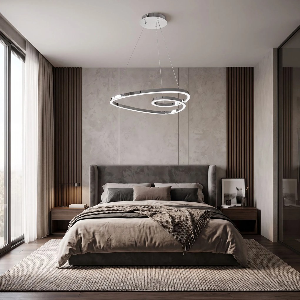 Пендел LED +дистанционно управление APP798-cp Chrome