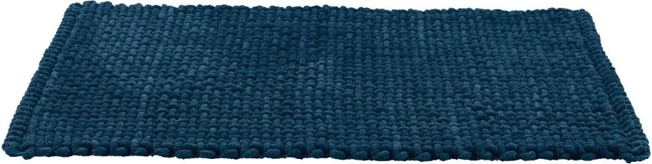 Тъмносин текстилен килим за баня 50x80 cm Covelo – Wenko
