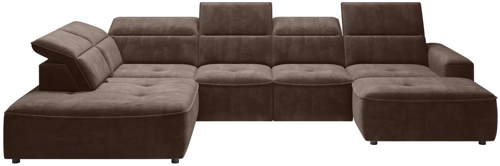 Ъглов диван Cenedra Plus-Left-Brown