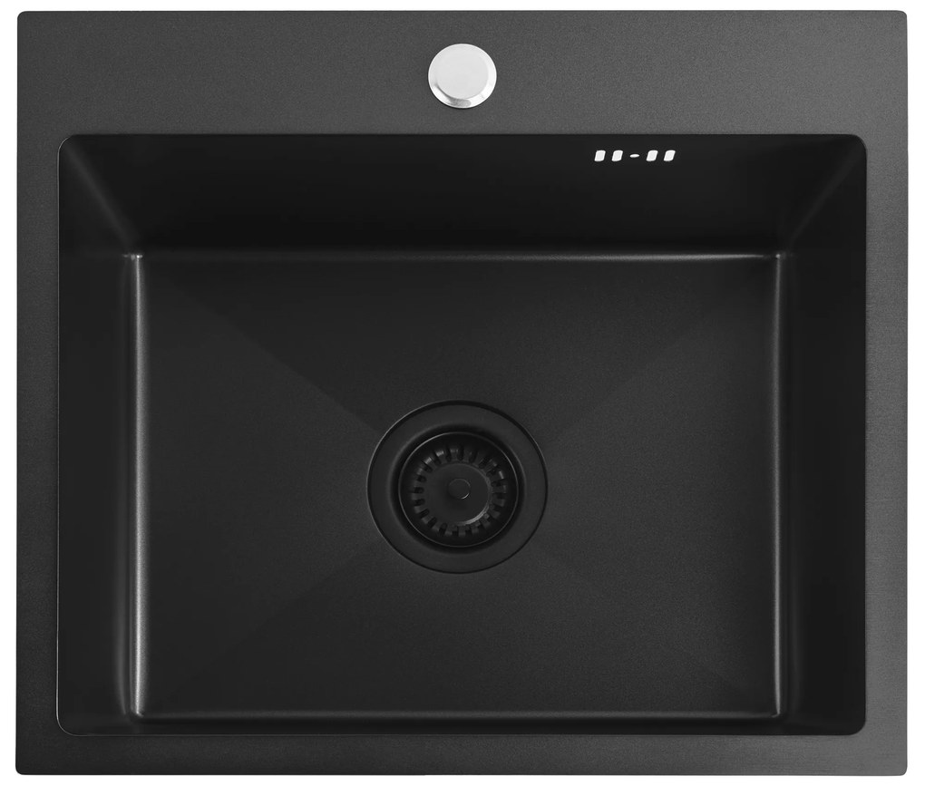 Стоманена мивка Leo 50 Black