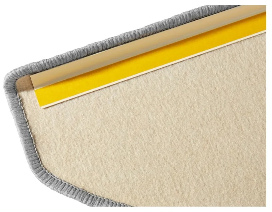 Сиви самозалепващи се килими за стълби в комплект 15 бр. 23x65 cm Fancy – Hanse Home
