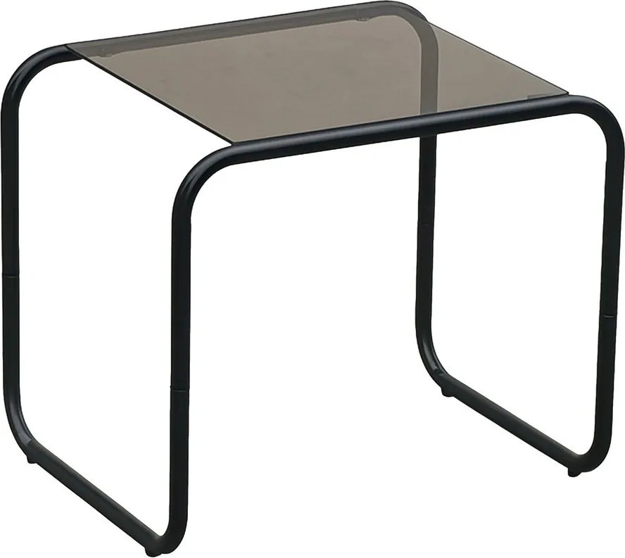 Странична масичка със стъклен плот 40x50 cm Ventana – Leitmotiv