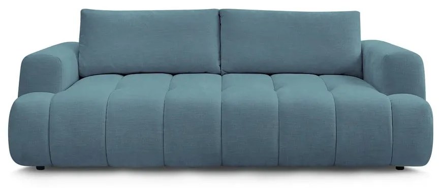 Син сгъваем/с място за съхранение диван 251 cm Fuji – Bobochic Paris