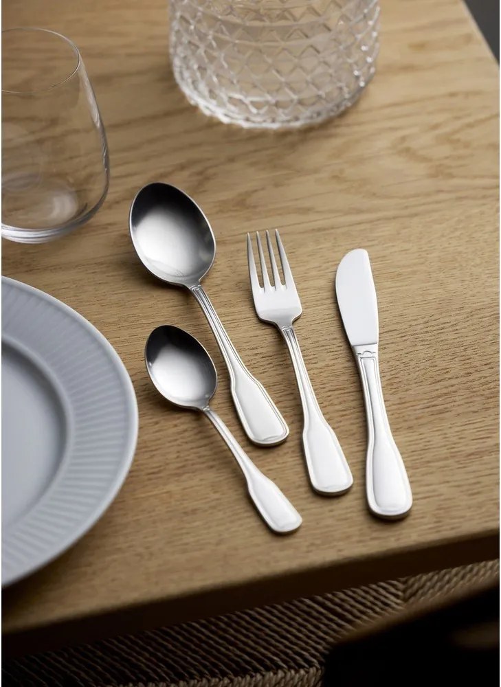 Прибори за хранене от неръждаема стомана в сребрист цвят 16 бр. Attaché – Gense