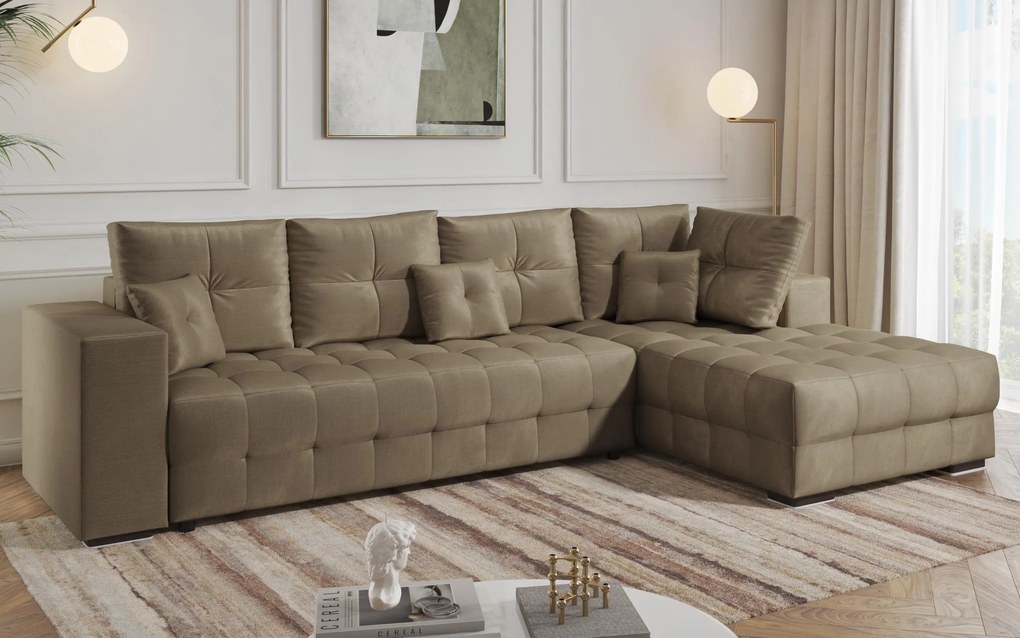 Разтегателен ъглов диван Никсън