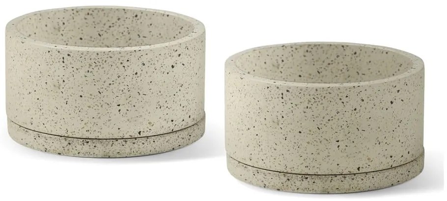 Бетонни саксии в комплект от 2 броя ø 30 cm Terrazzo - Bonami Selection