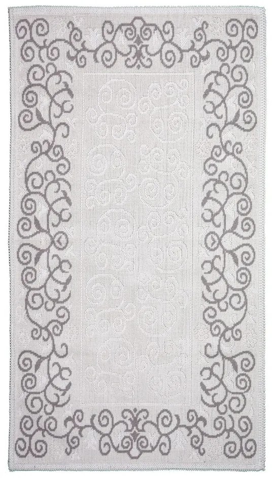 Сив и бежов памучен килим , 60 x 90 cm Orkide - Vitaus