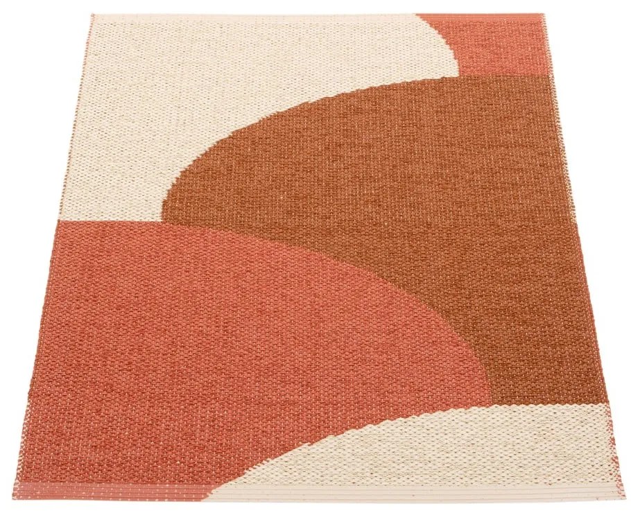 Килим за открито и закрито в тухлен цвят 70x90 cm Hill Brick Rust – Pappelina