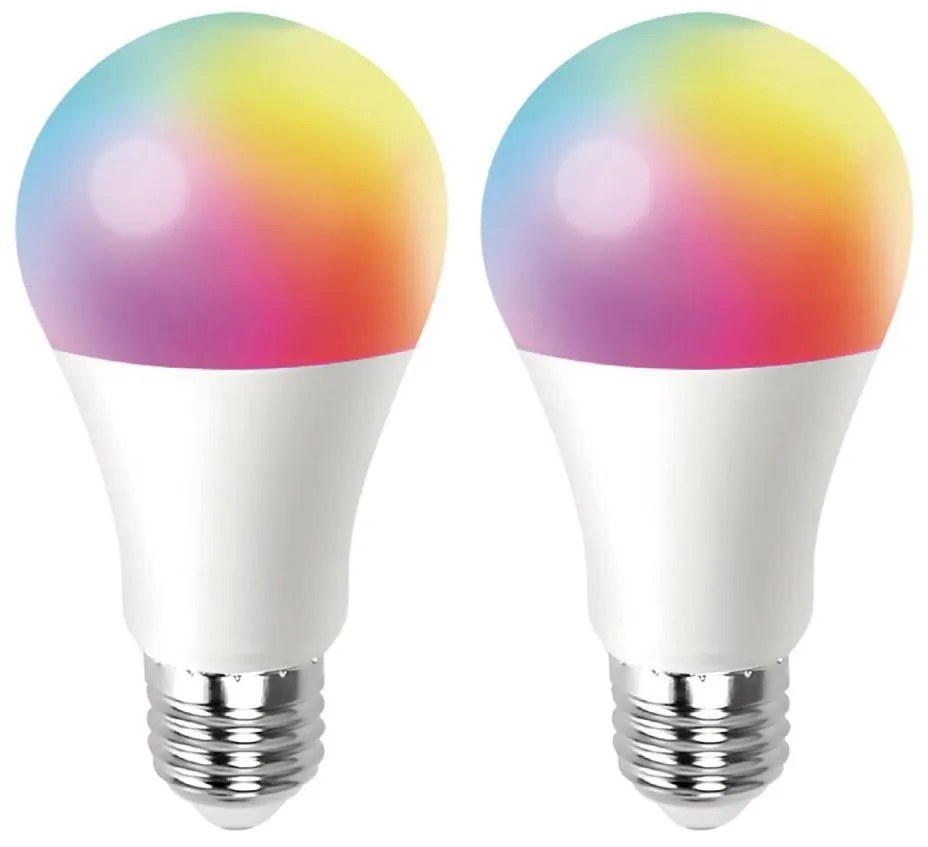 К-кт 2x LED Димируема крушка MESH Интелигентен A60 E27/12W/230V 2700-6500K - Aigostar