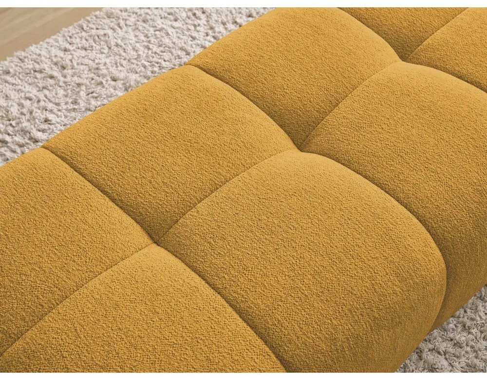 Шенилова табуретка в цвят горчица Everest – Bobochic Paris