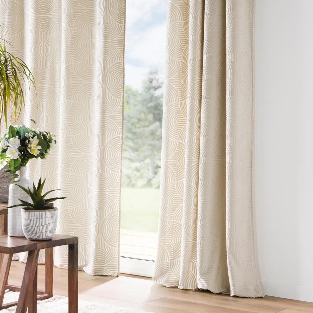Бежово перде 135x260 cm Eva – douceur d'intérieur