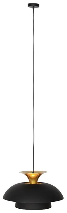 Интелигентен висящ аплик черен със злато с WiFi G95 - Titus