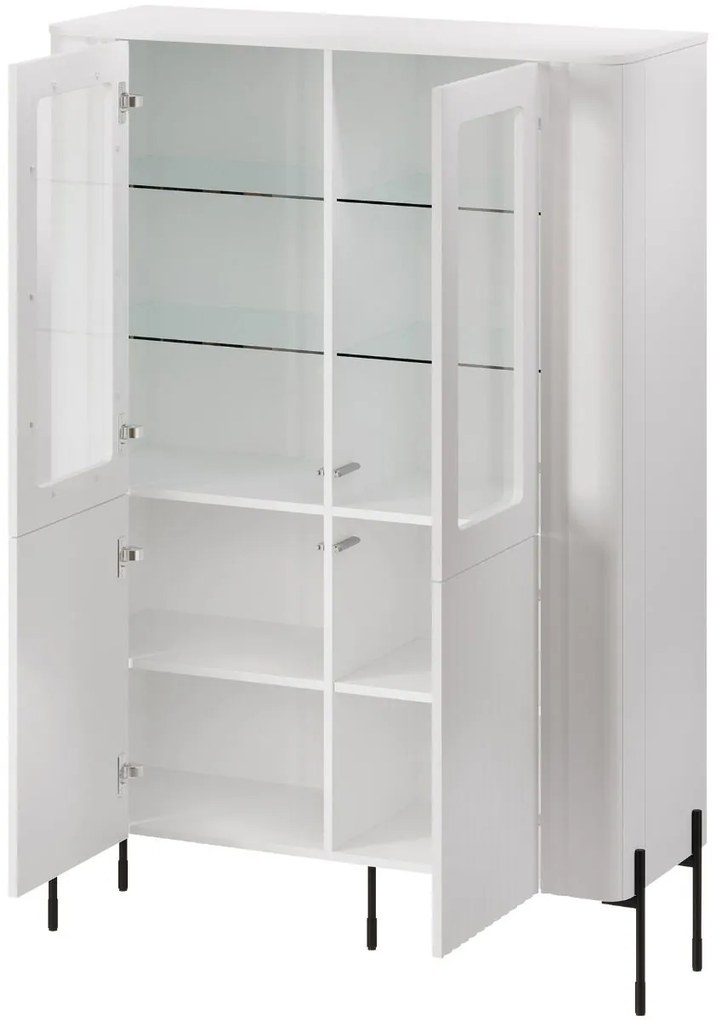 Витрина Vera 110-бяла