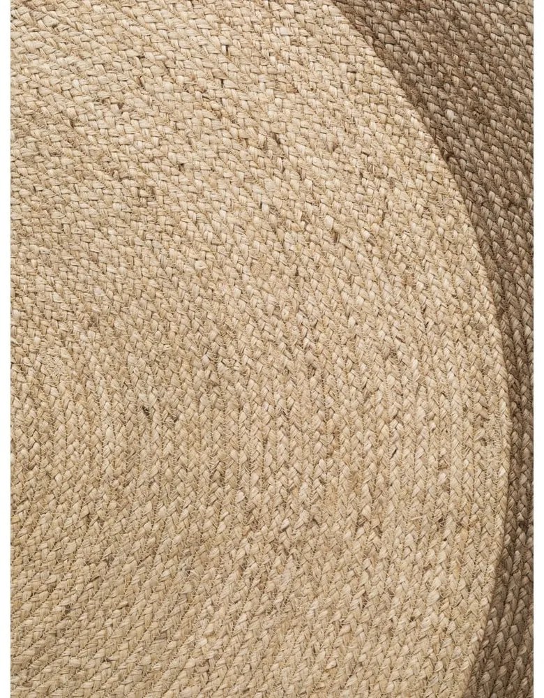 Двустранен ръчно изработен ютен кръгъл килим в сиво-бежов цвят ø 240 cm Jutta Greige – Hanse Home