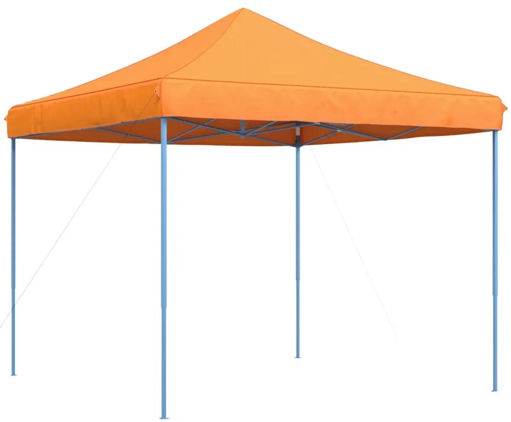 4004915 vidaXL Сгъваема парти шатра, pop-up, оранжева, 292x292x315 см